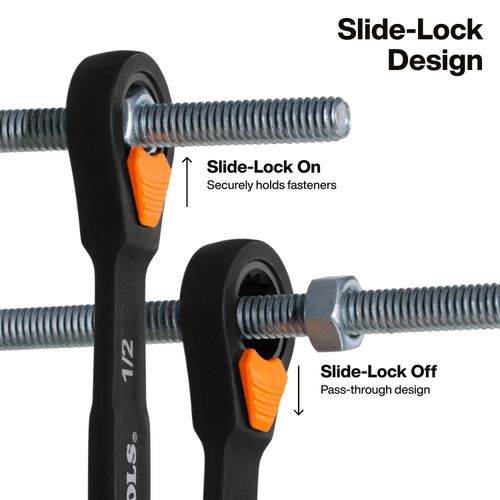 Main product image of SAE Ratchet Combo Wrench Set, 8 Piece, 69508