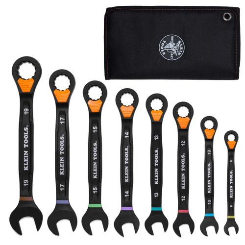 Main product image of Metric Ratchet Combo Wrench Set, 8 Piece, 69508M