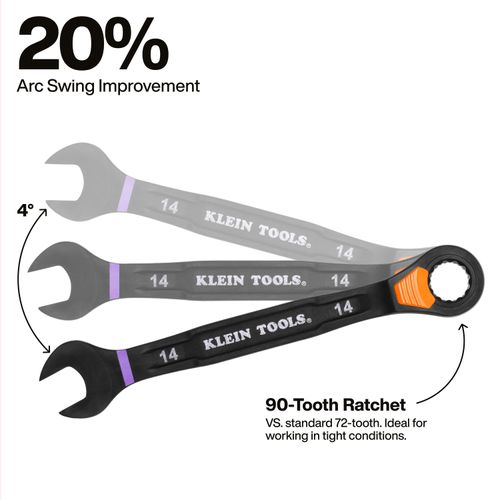 Main product image of Metric Ratchet Combo Wrench Set, 8 Piece, 69508M