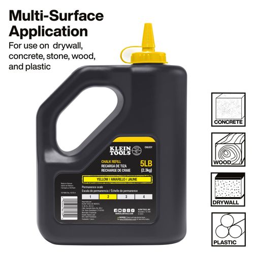 Main product image of 5 lb. Chalk Refill (Yellow), CHLK5Y