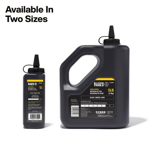 Main product image of 8 oz. Chalk Refill (Black), CHLK8BK