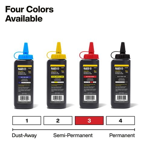Main product image of 8 oz. Chalk Refill (Red), CHLK8R