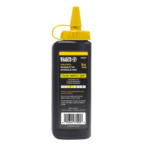 Main product image of 8 oz. Chalk Refill (Yellow), CHLK8Y