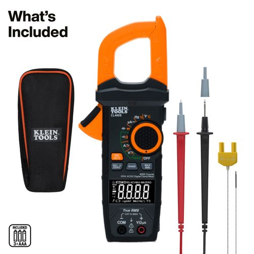 Main product image of 400A AC/DC Auto-Ranging Smart Digital Clamp Meter, CL460S