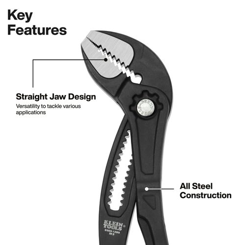 Main product image of 12" Straight Jaw Quick-Adjust Pump Pliers, D50512BS