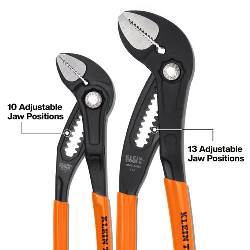 Main product image of 2-Piece Straight Jaw Quick-Adjust Pump Pliers Set, D5052BSKIT