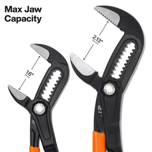 Main product image of 2-Piece Straight Jaw Quick-Adjust Pump Pliers Set, D5052BSKIT