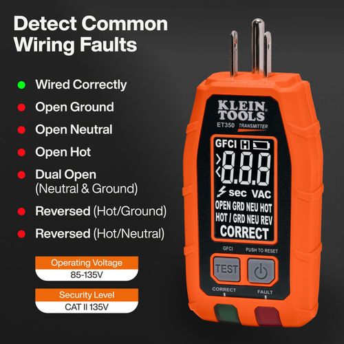 Main product image of 4-in-1 Digital Circuit Breaker Finder, ET350