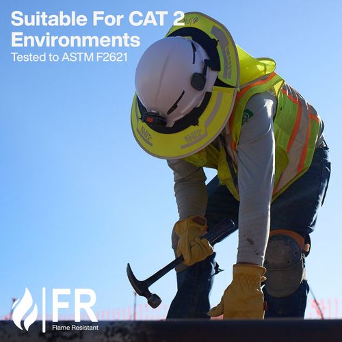 Main product image of Flame-Resistant Full Brim Sombrero (High Visibility Yellow), FR03010HIVIS