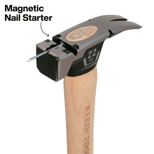 Main product image of 20 Oz. Milled Face Hickory Hammer, H80922H