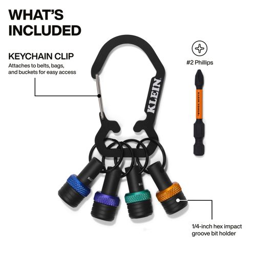 Main product image of Carabiner Bit Holder Set, 5 Piece, K33850