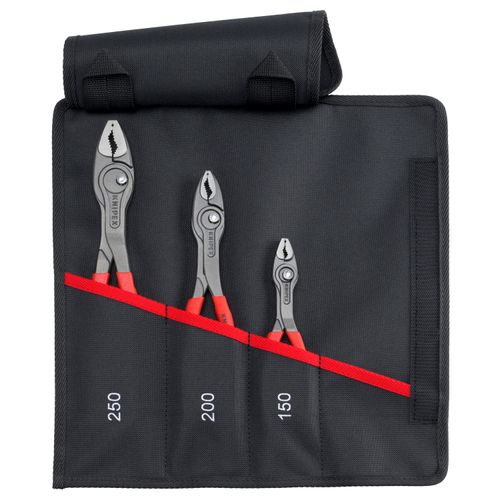 Main product image of 3 Piece TwinGrip Slip Joint Pliers Setw/  Tool Roll (6", 8", 10")