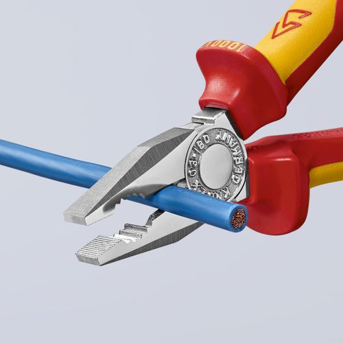 Main product image of 7-1/4" Insulated Combination Pliers w/ Multi-Component Grips