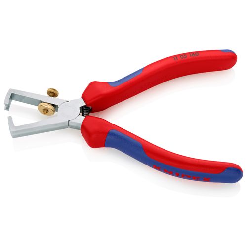 Main product image of 6-1/4" Chrome End-Type Wire Stripper w/ Multi-Component Grips