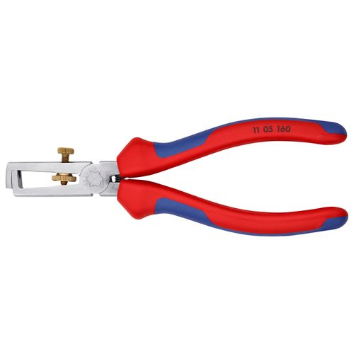 Main product image of 6-1/4" Chrome End-Type Wire Stripper w/ Multi-Component Grips