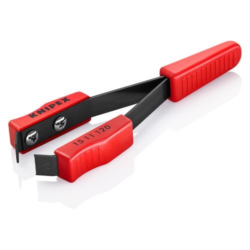 Main product image of 4-3/4" Steel Stripping Tweezers w/ Magnetic Tips, Plastic Handles