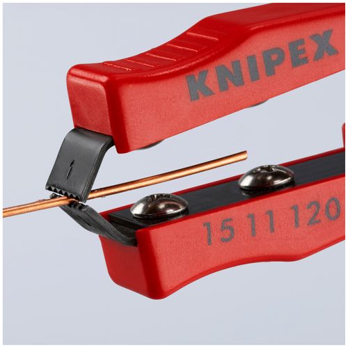 Main product image of 4-3/4" Steel Stripping Tweezers w/ Magnetic Tips, Plastic Handles