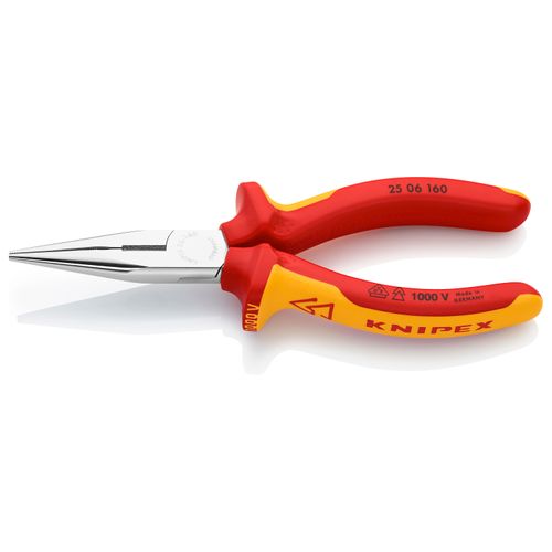 Main product image of 6-1/4" Snipe Nose Insulated Side Cutting Pliers