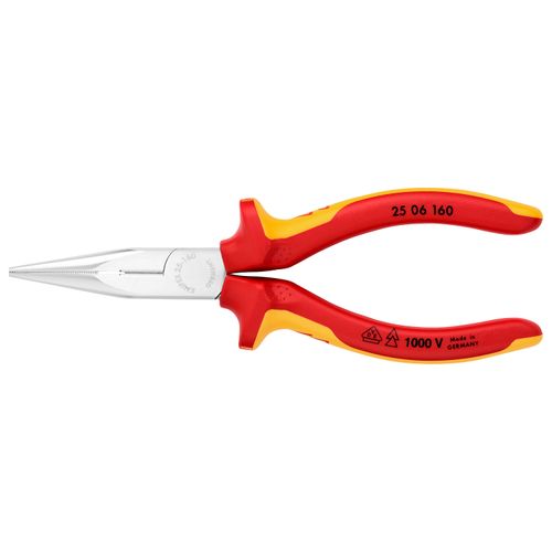Main product image of 6-1/4" Snipe Nose Insulated Side Cutting Pliers