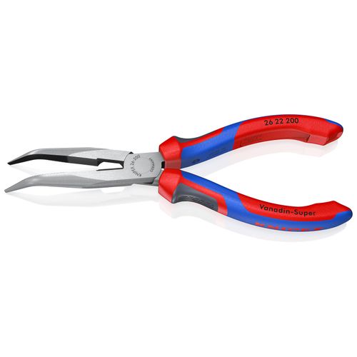 Main product image of 8" Snipe Nose Side Cutting Pliers w/ Comfort Grip, 40-Degree Angle