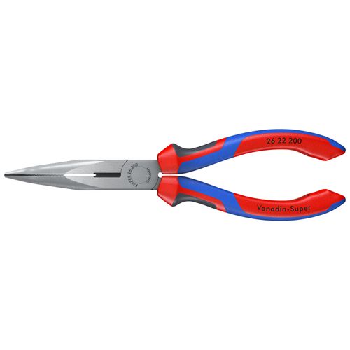 Main product image of 8" Snipe Nose Side Cutting Pliers w/ Comfort Grip, 40-Degree Angle