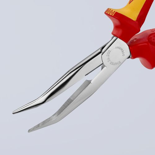 Main product image of 8" Snipe Nose Insulated Side Cutting Pliers, 40-Degree Angle