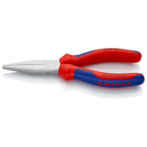 Main product image of 6-1/4" Long Nose Pliers w/ Comfort Grip, Flat Tips