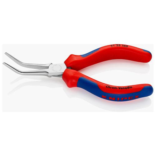 Main product image of 6-1/4" Flat Nose Pliers w/ Multi-Component Grips, 45-Degree Angle