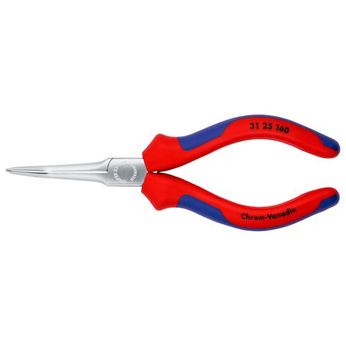 Main product image of 6-1/4" Flat Nose Pliers w/ Multi-Component Grips, 45-Degree Angle