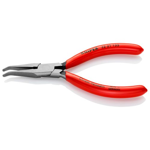 Main product image of 5-1/4" Relay Adjusting Angled Pliers, Flat Tips, 40-Degree Angle