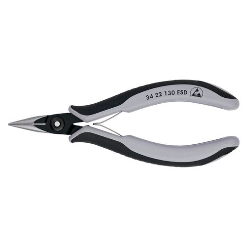 Main product image of 5-1/4" Electronics Pliers w/ Half-Round Tips and ESD Handles