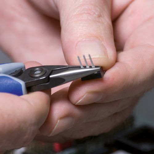 Main product image of 5-1/4" Electronics Pliers w/ Half-Round Tips