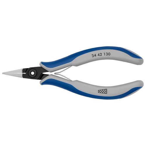 Main product image of 5-1/4" Electronics Pliers w/ Flat-Wide Tips, Cross-Hatched