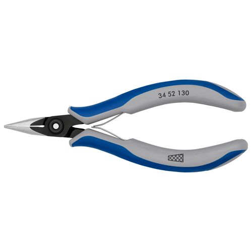 Main product image of 5-1/4" Electronics Pliers w/ Half-Round Tips, Cross-Hatched