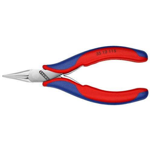 Main product image of 4-1/2" Electronics Pliers w/ Flat Tips and Multi-Component Grips