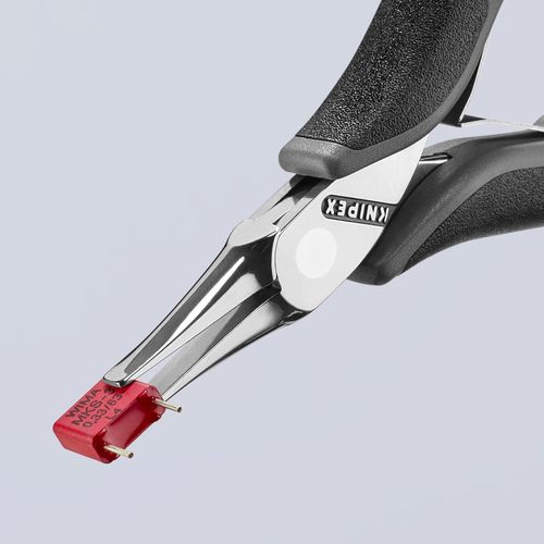 Main product image of 4-1/2" Electronics Pliers w/ Flat Tips, Multi-Component Grips, ESD Handles