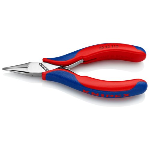 Main product image of 4-1/2" Electronics Pliers w/ Half-Round Tips and Multi-Component Grips