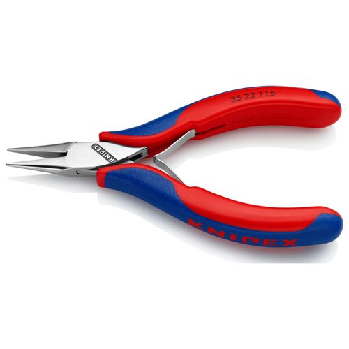Main product image of 4-1/2" Electronics Pliers w/ Half-Round Tips and Multi-Component Grips