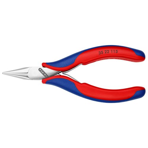 Main product image of 4-1/2" Electronics Pliers w/ Half-Round Tips and Multi-Component Grips