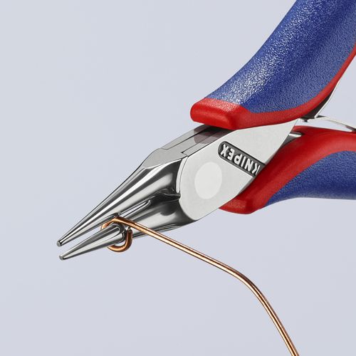 Main product image of 4-1/2" Electronics Pliers w/ Round Tips and Multi-Component Grips