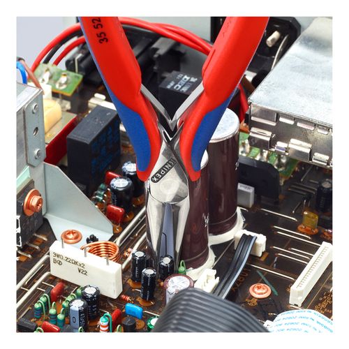 Main product image of 5-3/4" Electronics Pliers w/ Flat Tips and Multi-Component Grips