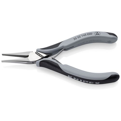Main product image of 5-3/4" Electronics Pliers w/ Flat Tips, Multi-Component Grips, ESD Handles