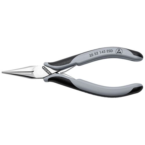 Main product image of 5-3/4" Electronics Pliers w/ Flat Tips, Multi-Component Grips, ESD Handles