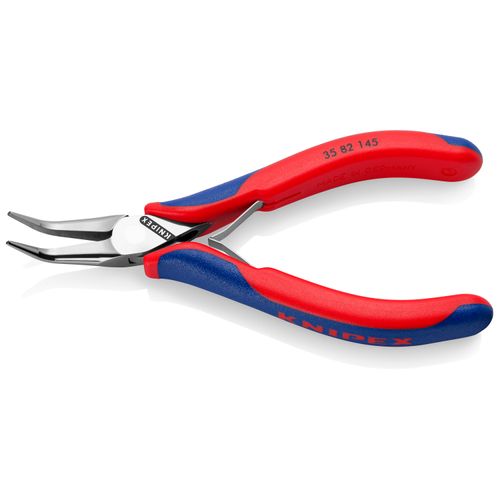 Main product image of 5-3/4" Electronics Pliers w/ Round Tips and Multi-Component Grips, 45-Degree Angle