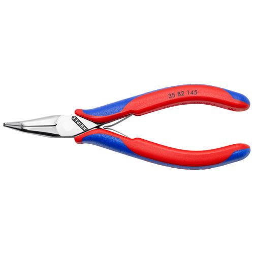 Main product image of 5-3/4" Electronics Pliers w/ Round Tips and Multi-Component Grips, 45-Degree Angle