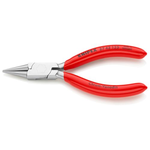 Main product image of 5" Electronics Gripping Pliers w/ Round-Pointed Tips (Chrome-Plated)