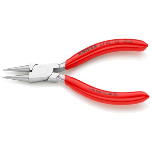 Main product image of 5" Electronics Gripping Pliers w/ Round-Pointed Tips (Chrome-Plated)