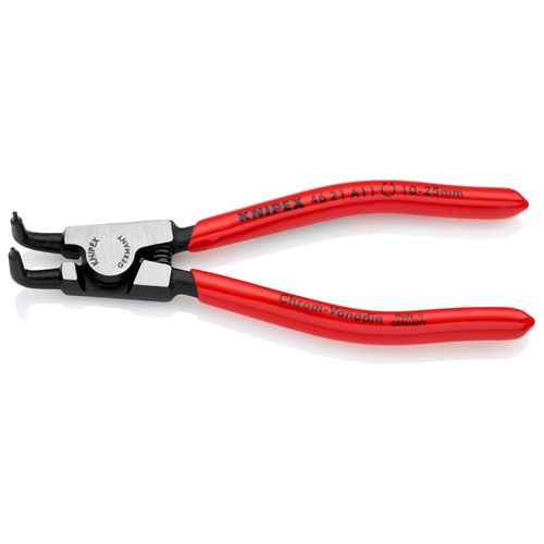Main product image of 5" External Circlip Pliers w/ Locking Device, 10-25 mm Shafts, 90-Degree Angle