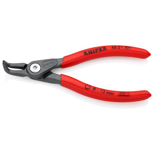 Main product image of 5-1/8" Internal Precision Circlip Pliers, 8-13 mm Bore Holes, 90-Degree Angle