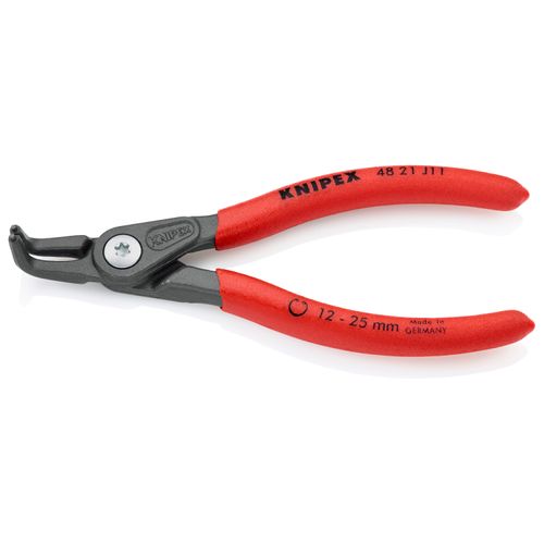 Main product image of 5-1/8" Internal Precision Circlip Pliers, 12-25 mm Bore Holes, 90-Degree Angle